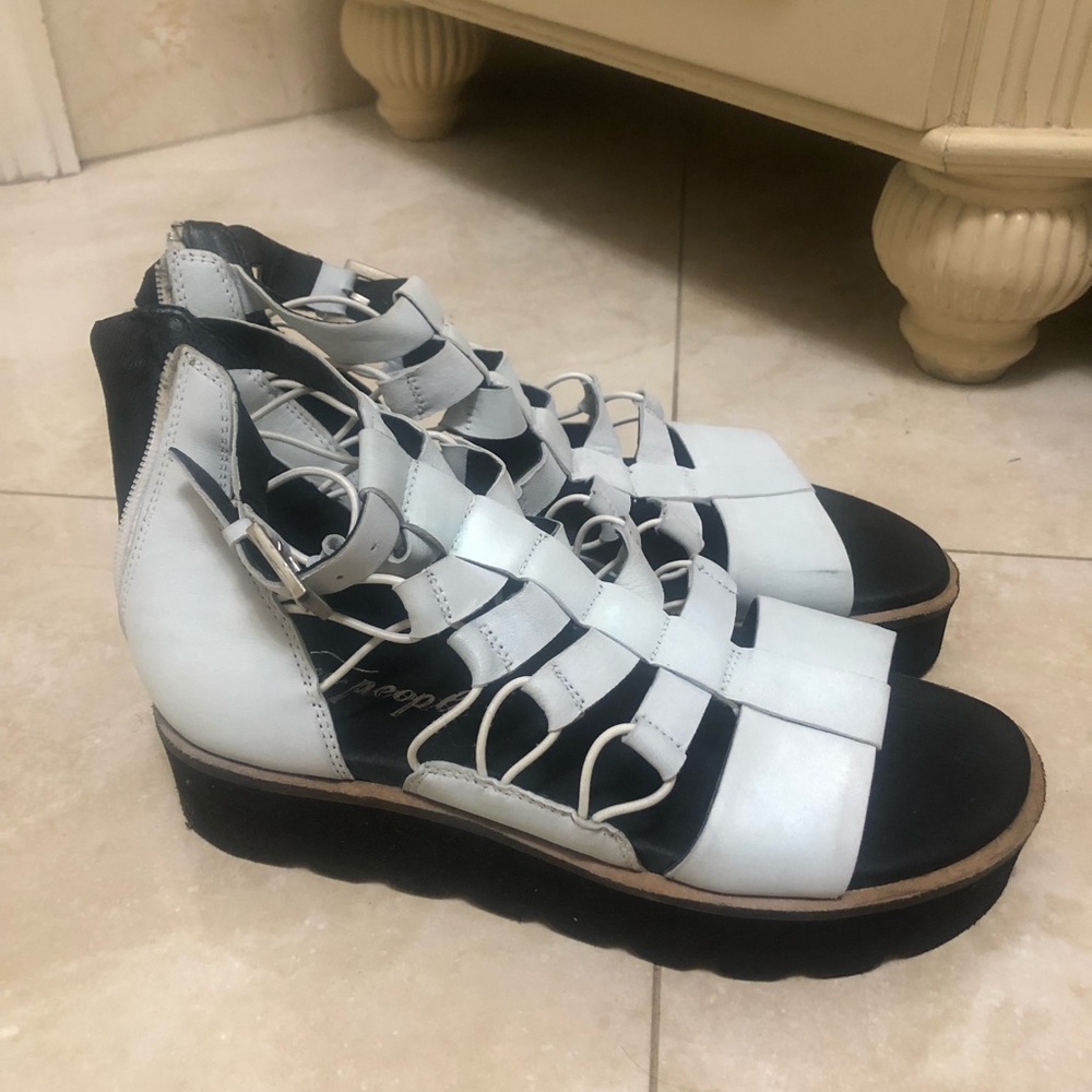 Free people platform sandals 8